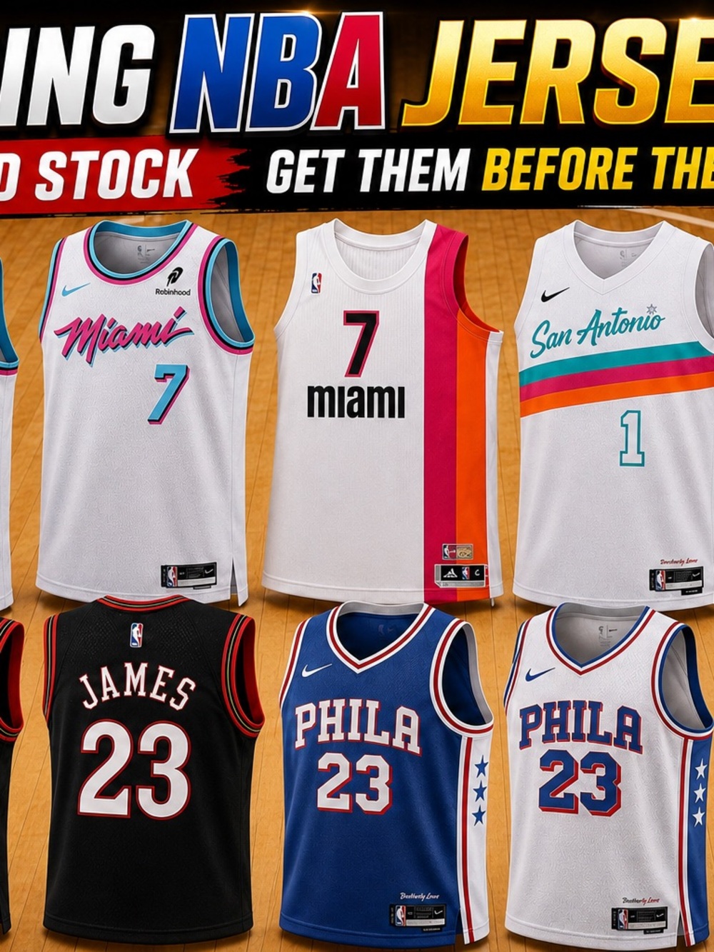 Trending 🔵⚪️🔴 NBA Jerseys 🔵⚪️